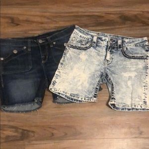 Lot of 2 pair of jean shorts